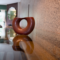 Torus Vase in Oxblood