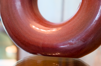 Torus Vase in Oxblood